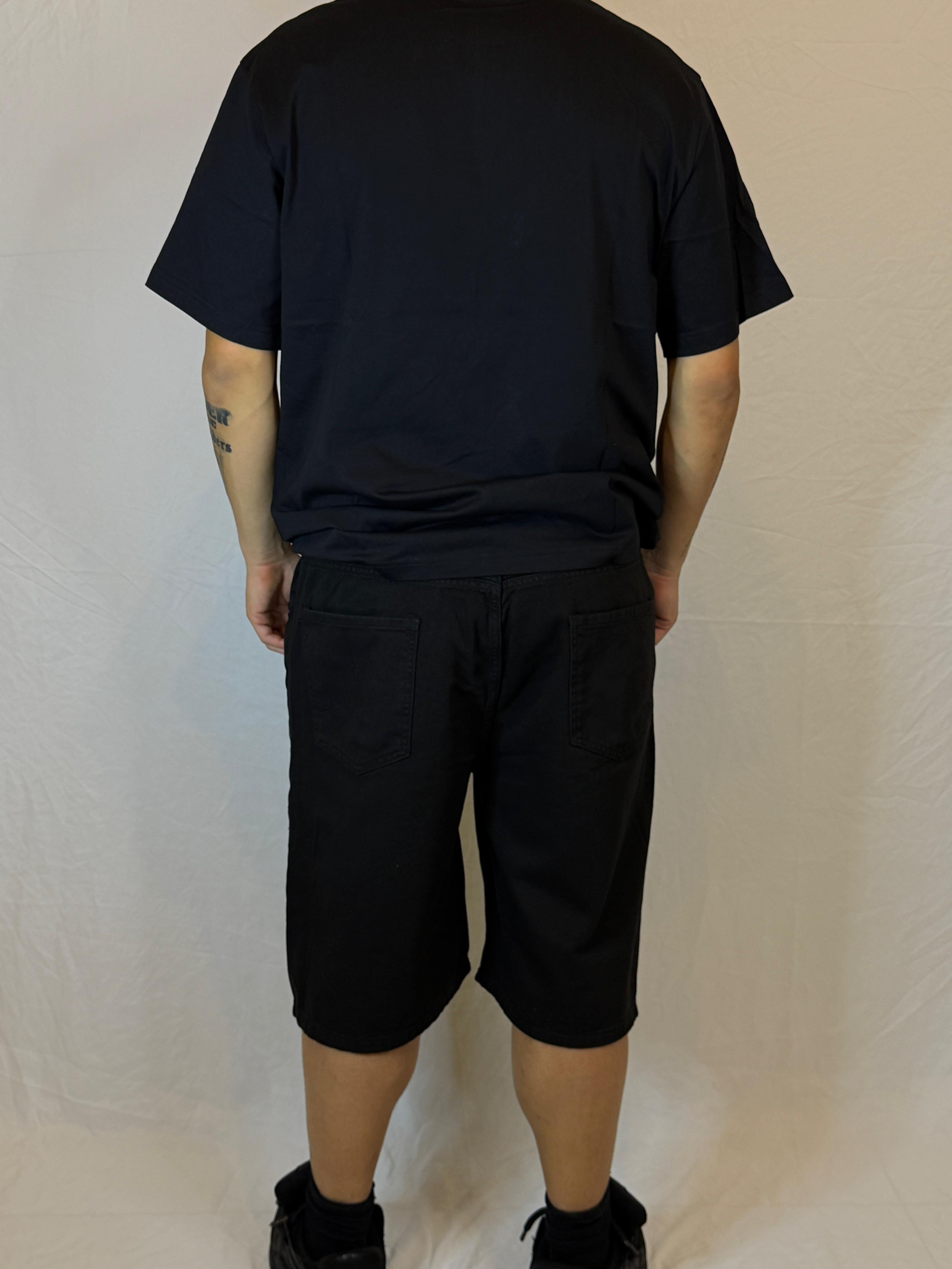 PANTALONCINO JEANS NERO