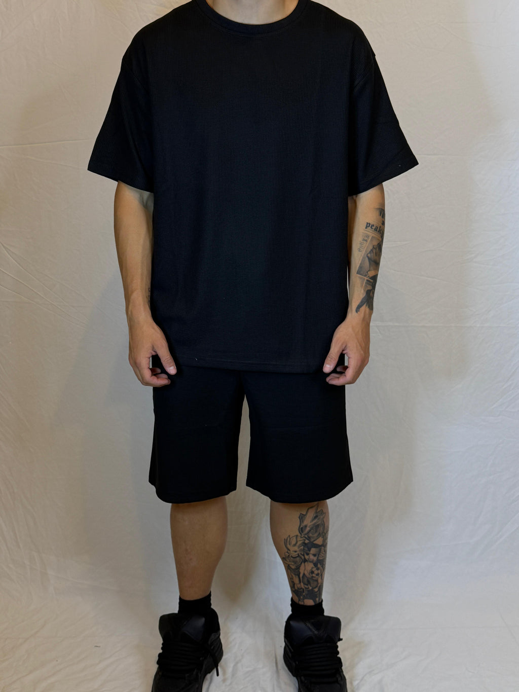 PANTALONCINO JEANS NERO