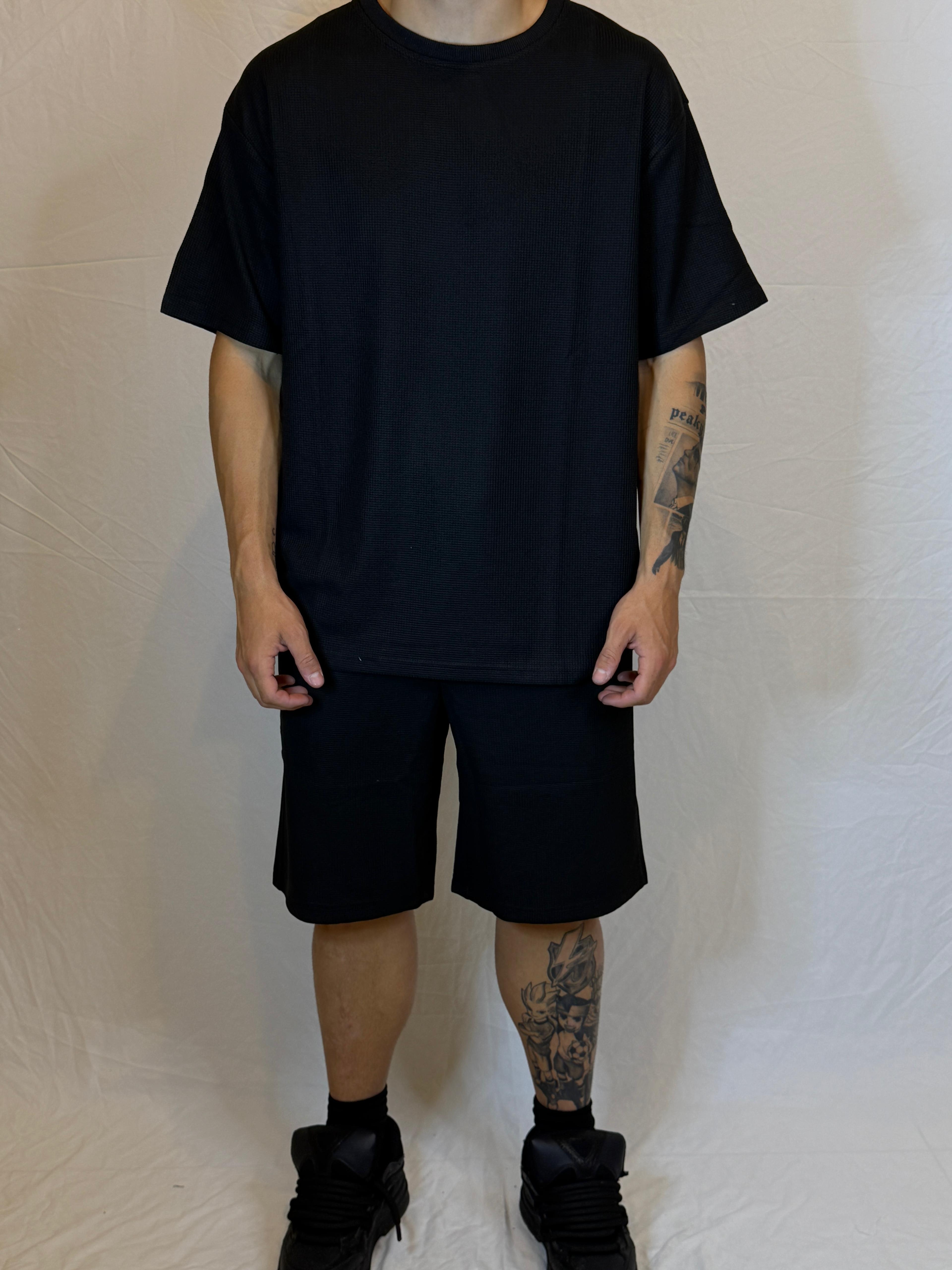 PANTALONCINO JEANS NERO